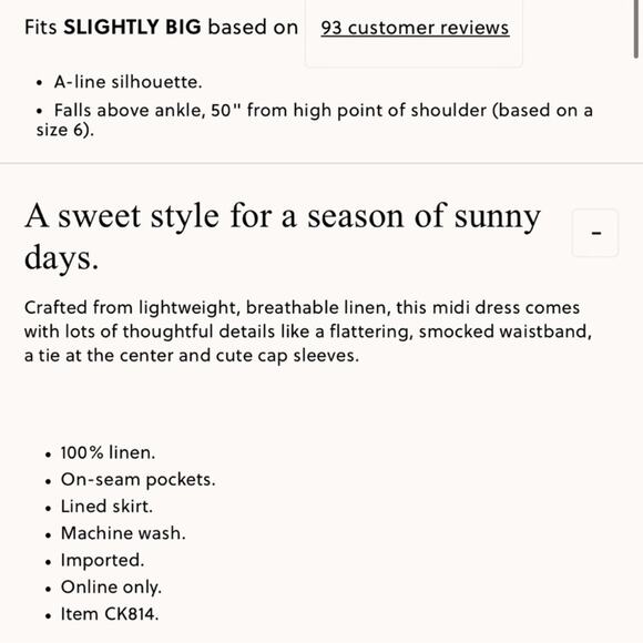 J.Crew Cap-sleeve midi dress in linen - Picture 4 of 9